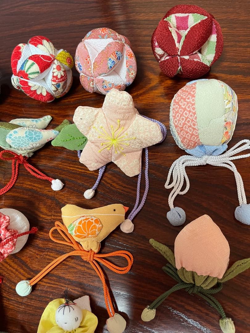 【ハンドメイド】さげもん飾りパーツ　材料３５点まとめて　雛祭り