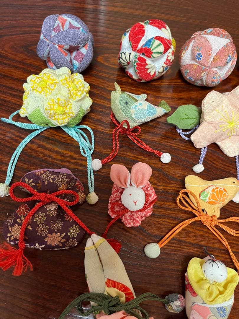 【ハンドメイド】さげもん飾りパーツ　材料３５点まとめて　雛祭り