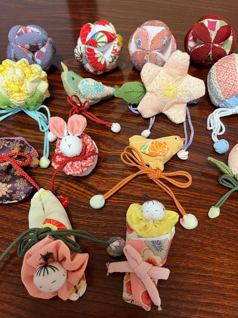 【ハンドメイド】さげもん飾りパーツ　材料３５点まとめて　雛祭り