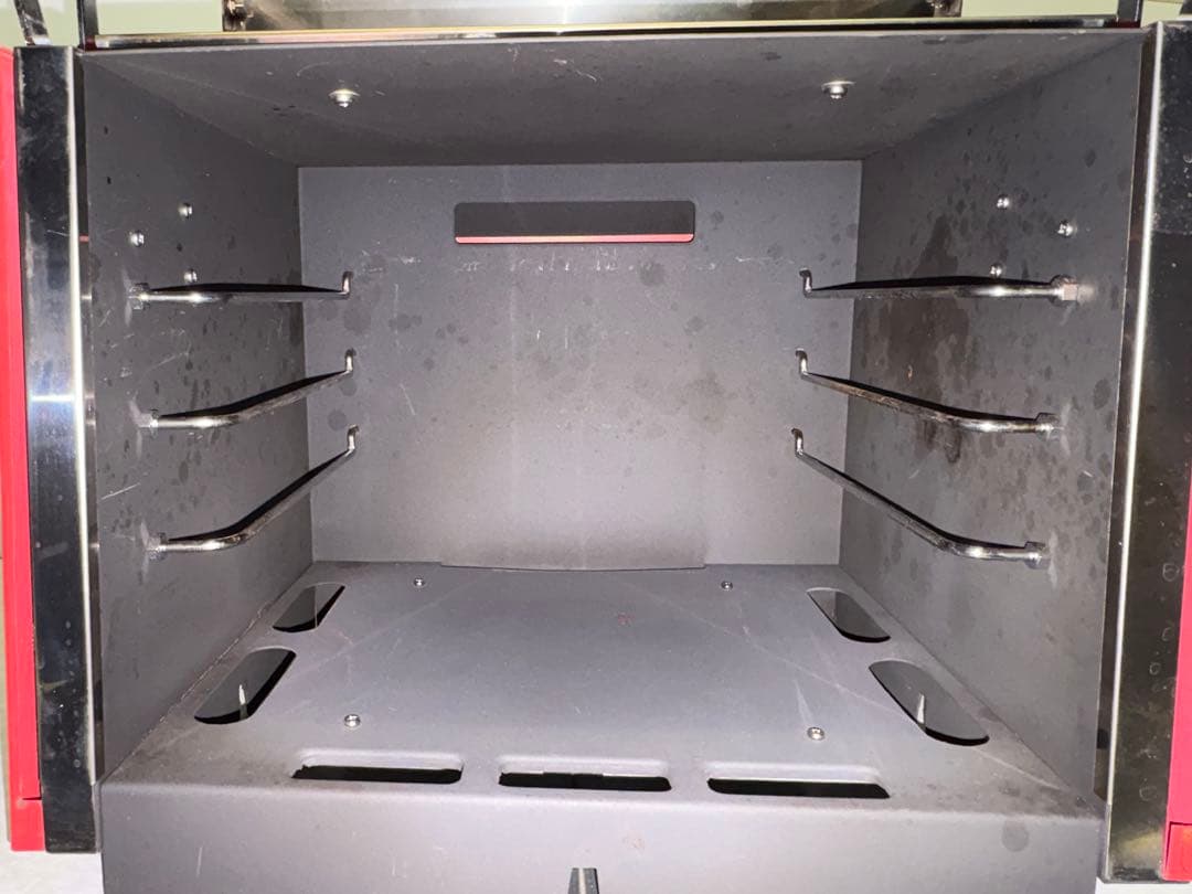 天火オーブン ヨートー ガスオーブン OV-3 赤 長期保管 ピースオーブン