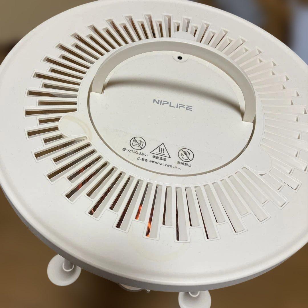 美品　⭐️NUKUREA 速暖 省エネ 電気ヒーター ストーブ　オレンジ光⭐️