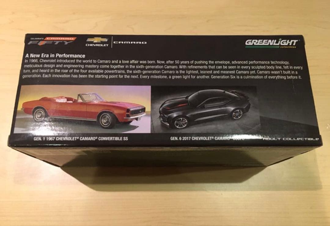 新品 1/24 グリーンライト シボレー カマロ SS 50周年 グレー