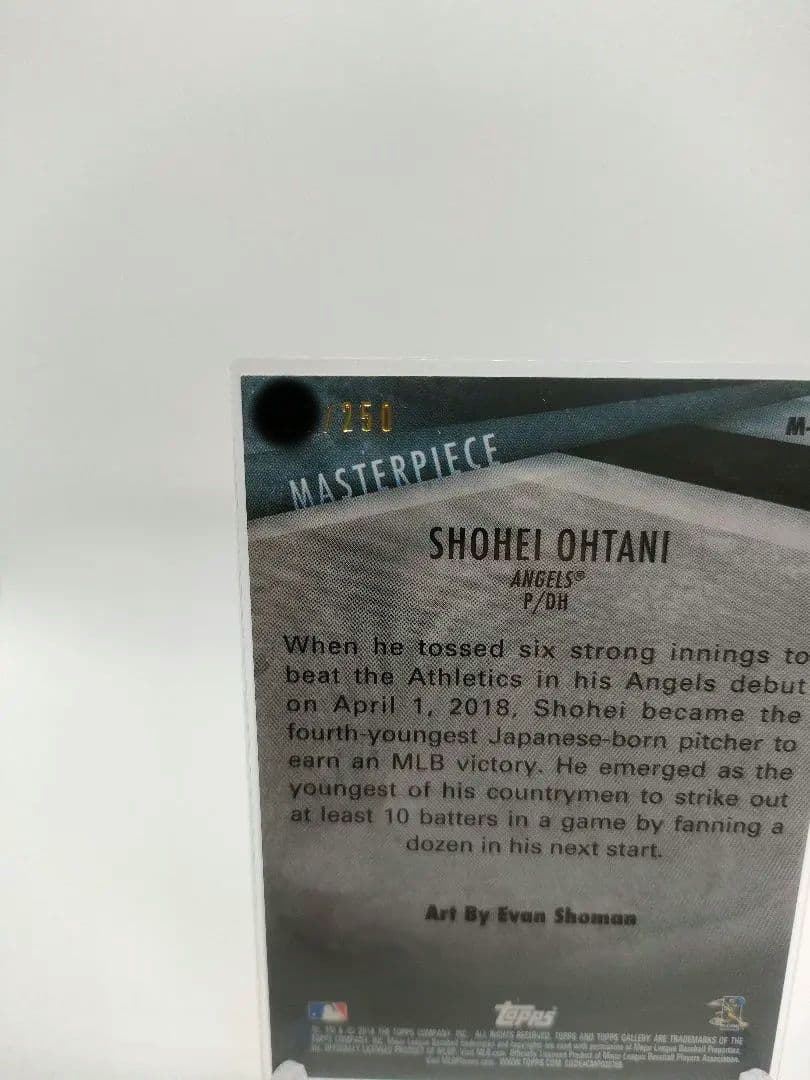 【激レア/ルーキーカード/シリアル】大谷翔平 2018 Topps