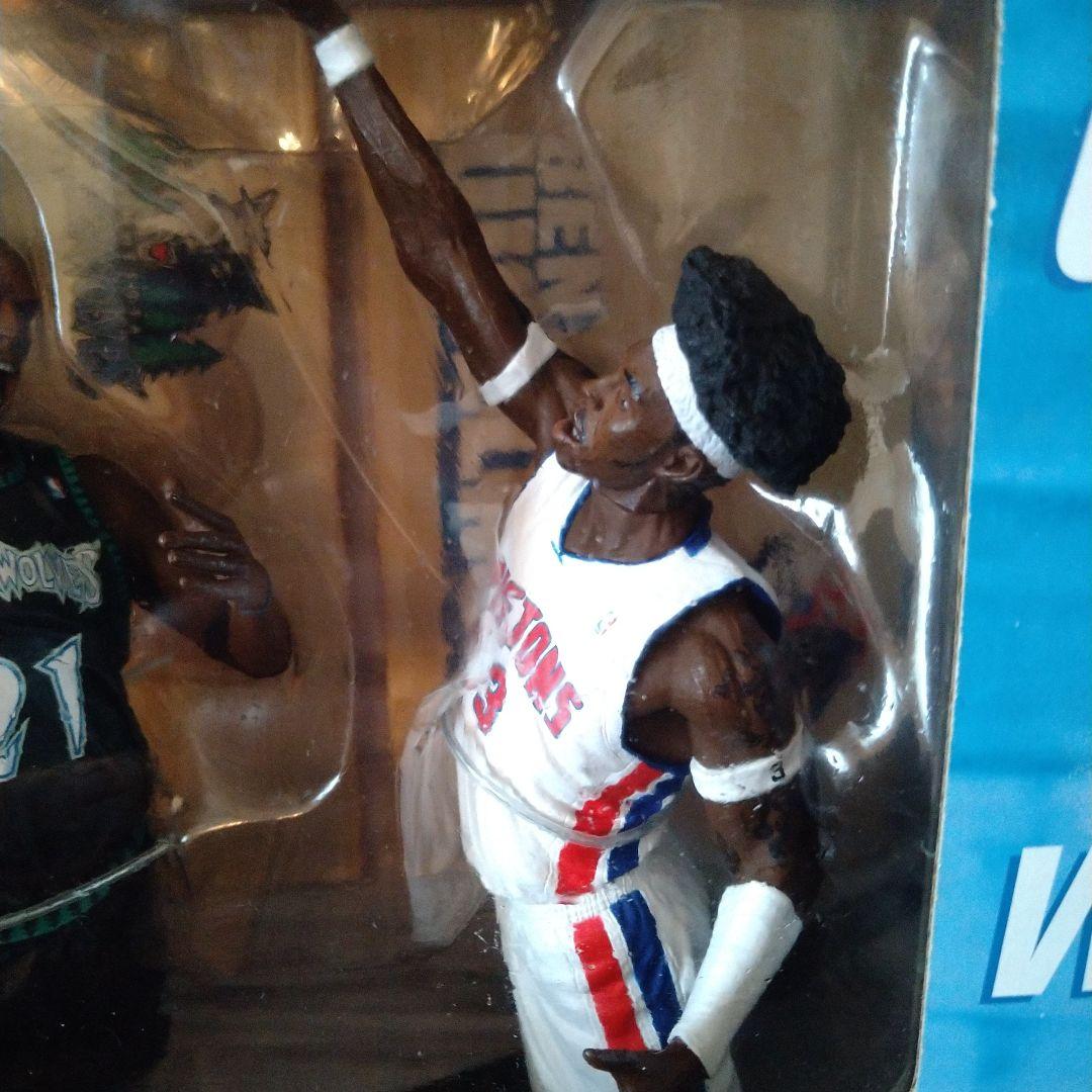 NBA　マクファーレン　2体Boxシリーズ　ガーネット　ベンウォレス　髪アフロ