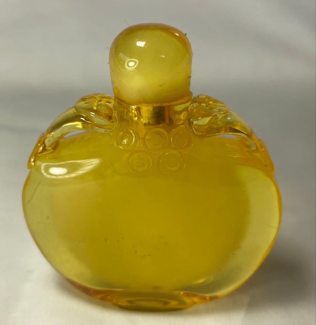 天然琥珀製鼻煙壺 雕刻 アンティーク 置物