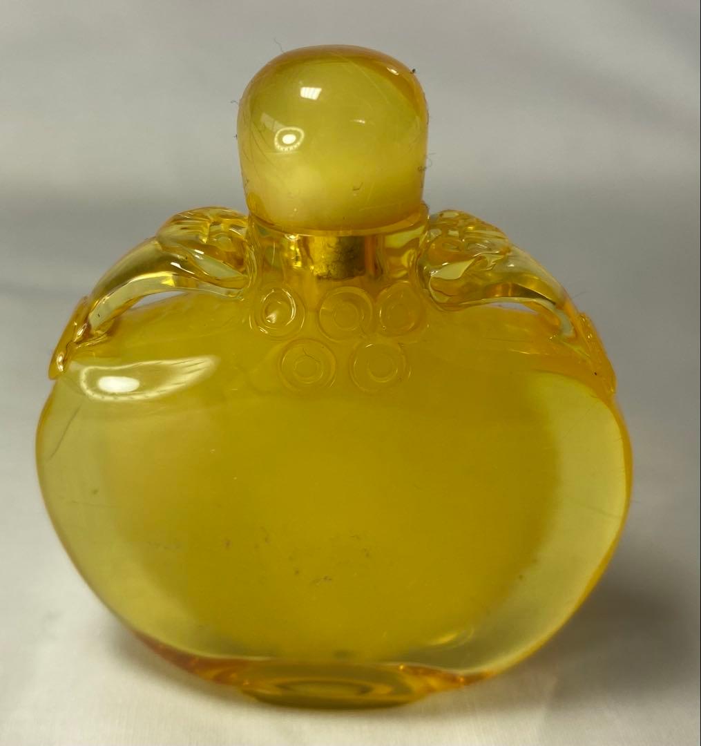 天然琥珀製鼻煙壺 雕刻 アンティーク 置物