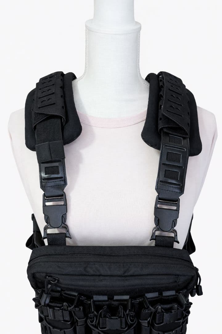 マイクロチェストリグ サバゲー装備 Tacoタイプマグポーチ付