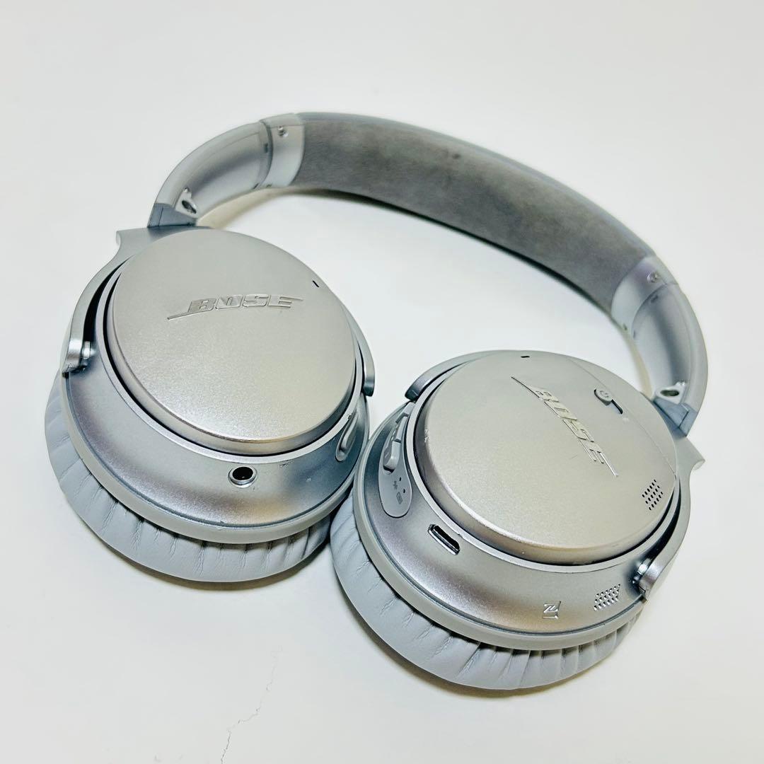 【美品/パッド新品】Bose QuietComfort 35 シルバー 限定色