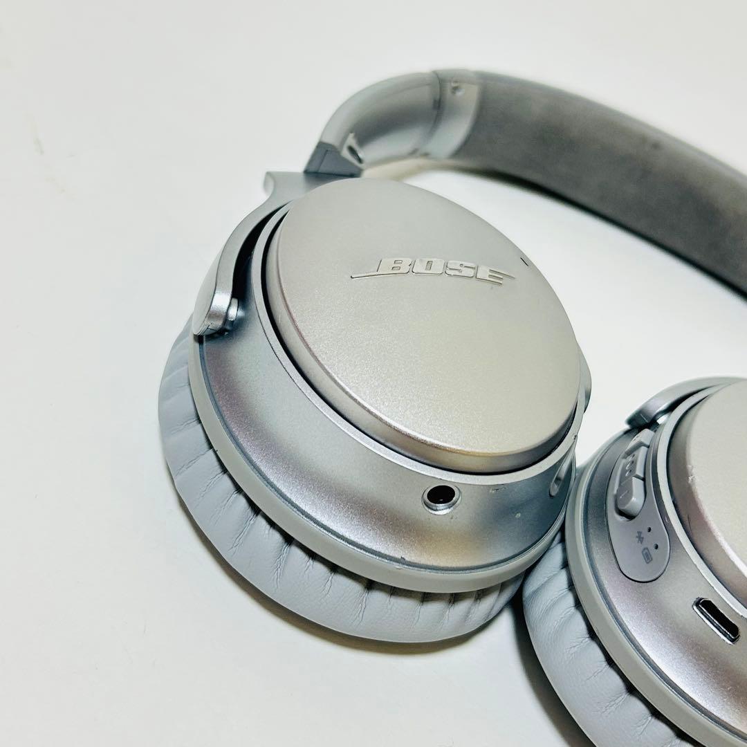 【美品/パッド新品】Bose QuietComfort 35 シルバー 限定色