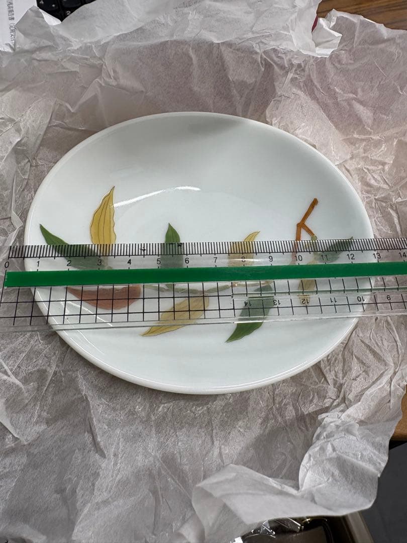 深川製磁　採み草　小皿揃5枚セット 有田焼　宮内庁御用達　廃盤品　新品