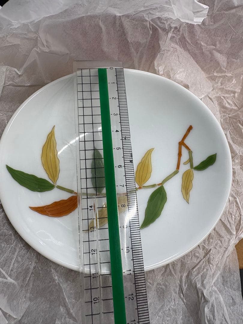 深川製磁　採み草　小皿揃5枚セット 有田焼　宮内庁御用達　廃盤品　新品