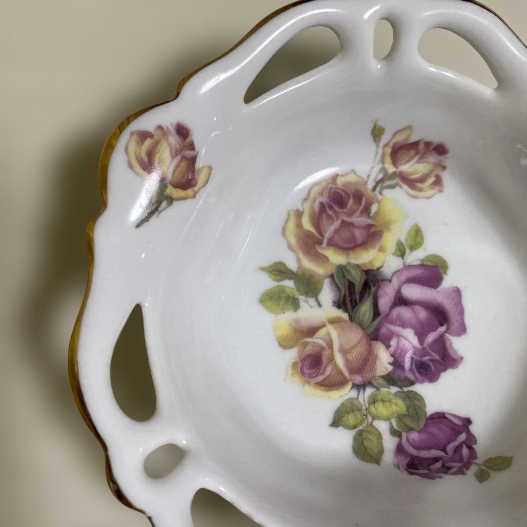 ヴィンテージ　グロリアファイン　ポーセリン　ババリア　ハンドワーク　陶器