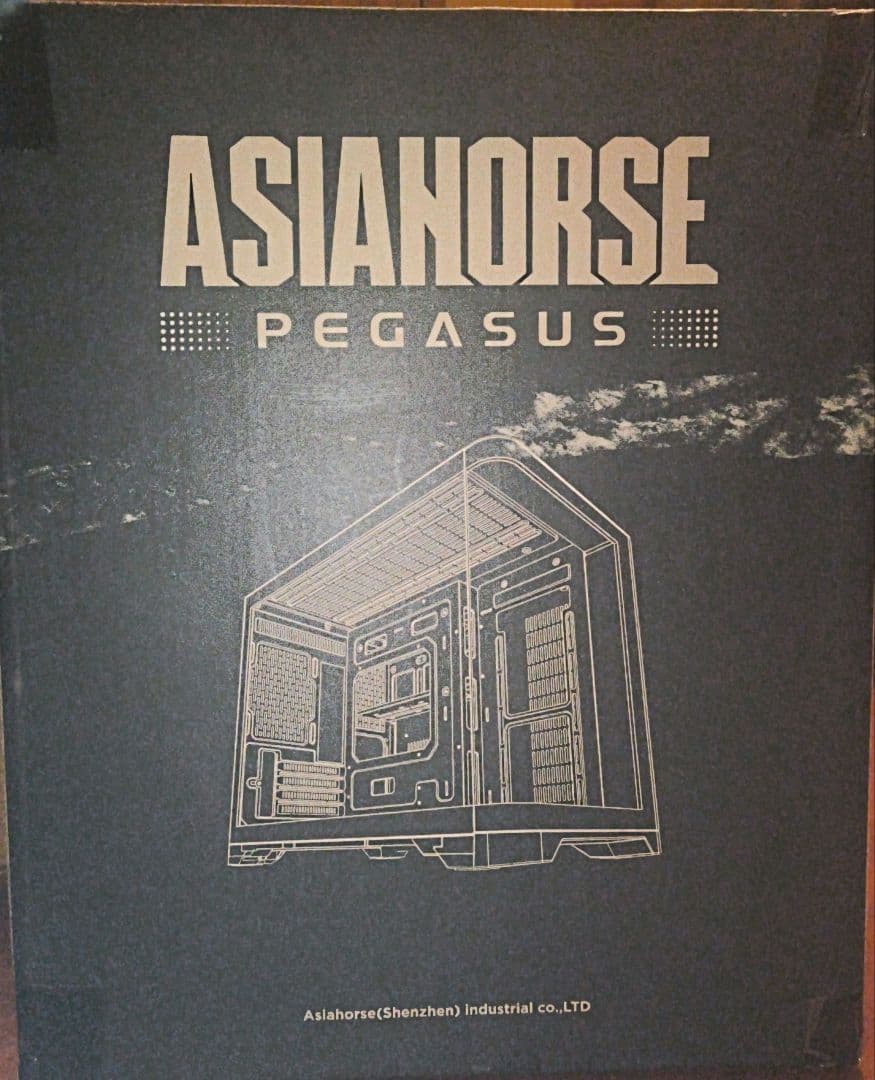 未開封】AsiaHorse Micro ATX PCケース ホワイト白 ペガサス