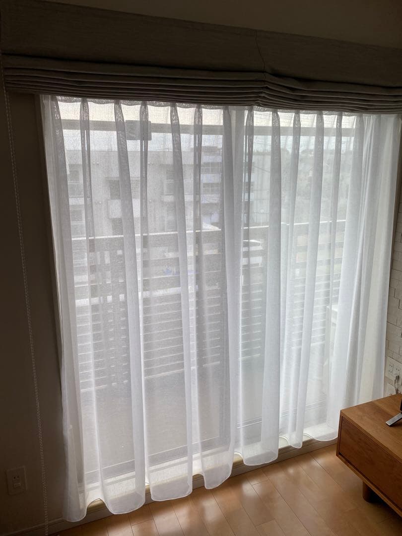 最終マナトレーディング　アストロ　ドレープシェード　ラグーナレースカーテン