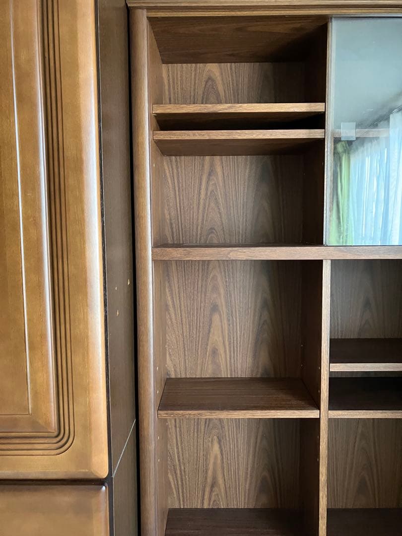 昭和レトロ　本棚　本箱　ダークブラウン