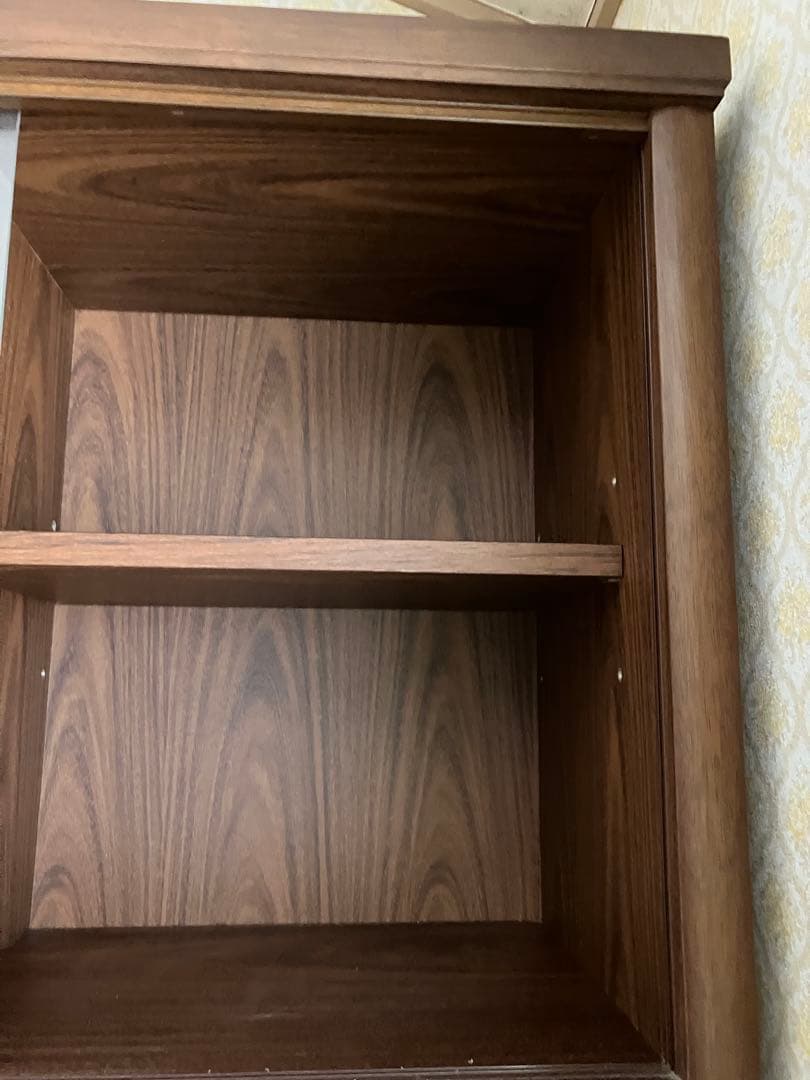 昭和レトロ　本棚　本箱　ダークブラウン