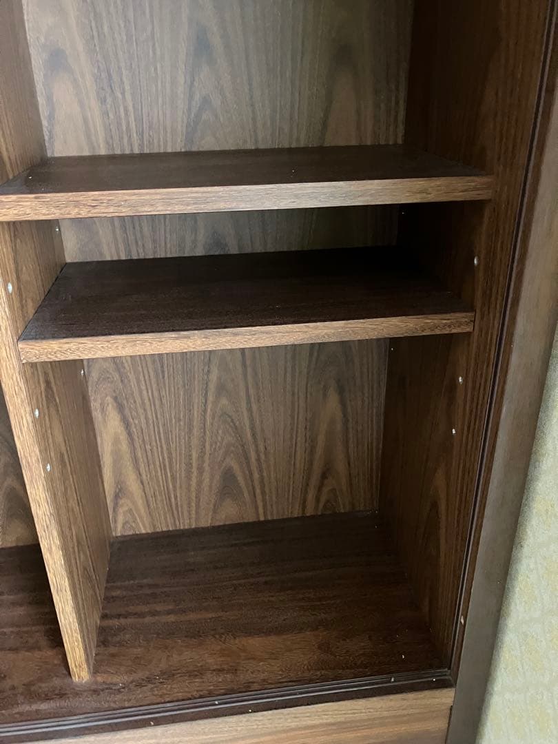 昭和レトロ　本棚　本箱　ダークブラウン