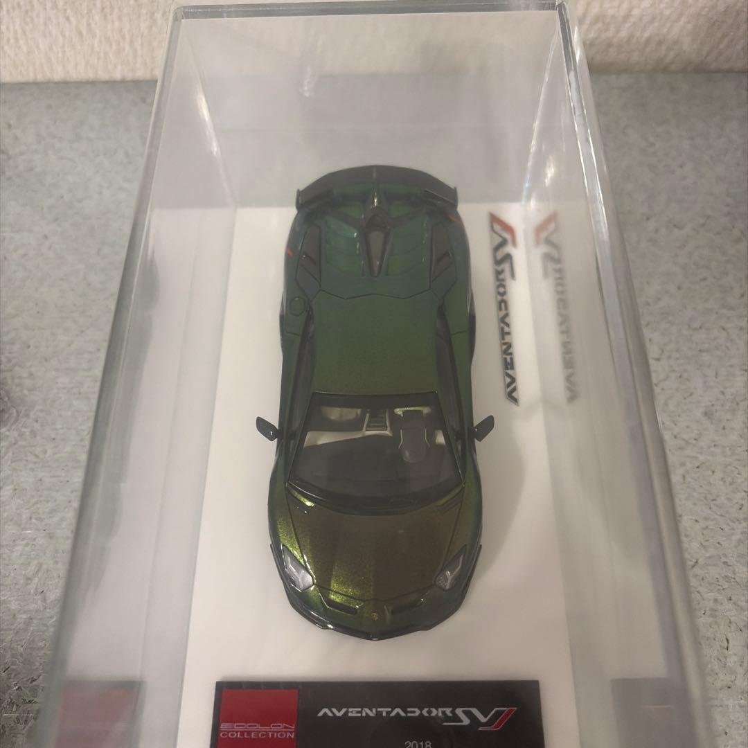 アイドロン　1/43 ランボルギーニ　アヴェンタドールSVJ ミニカー