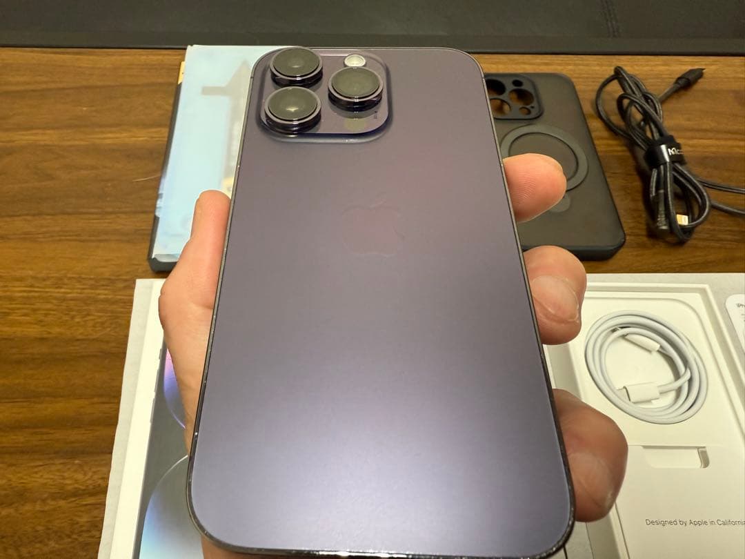 SIMフリー iPhone 14pro 256G ディープパープル