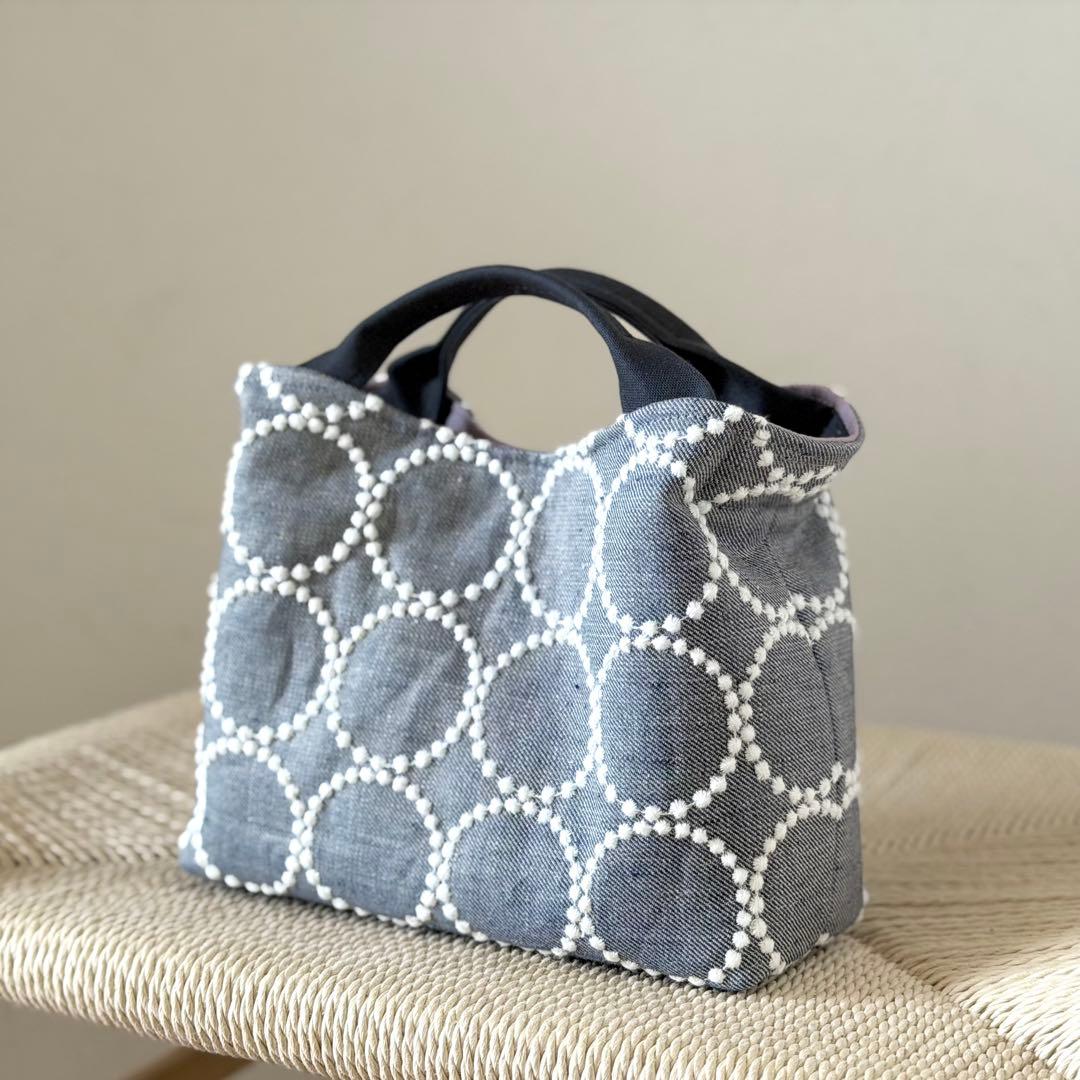 ⚮̈ミナペルホネン　tambourine ヌッピバッグ＂Ｓ＂