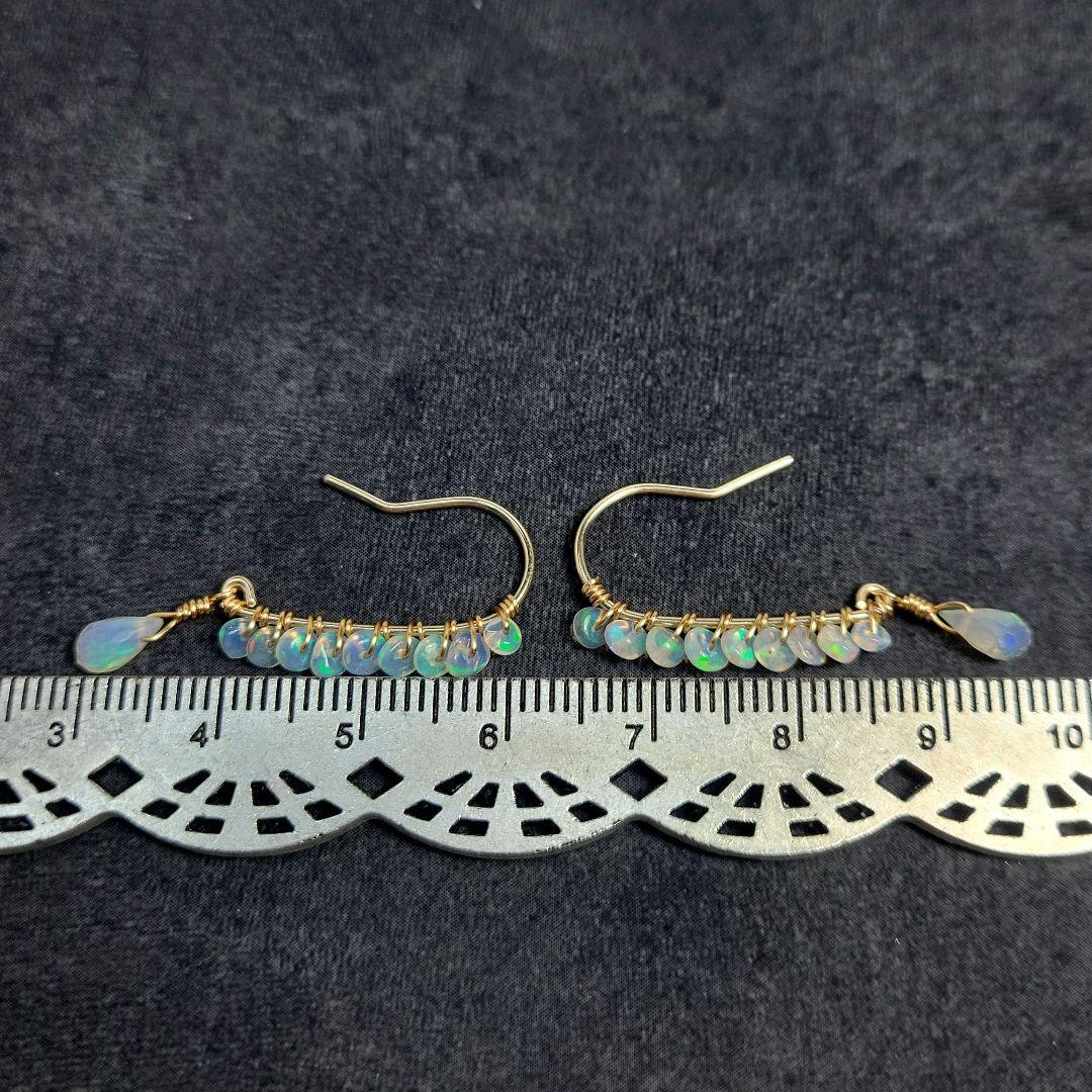 確認用 14kgf  オパールのフックピアス♡ p30