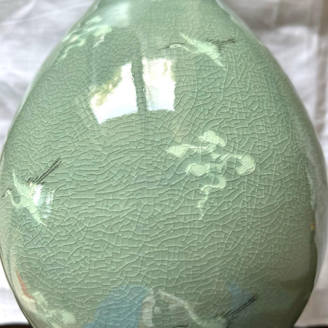 美品　花瓶　高麗青磁