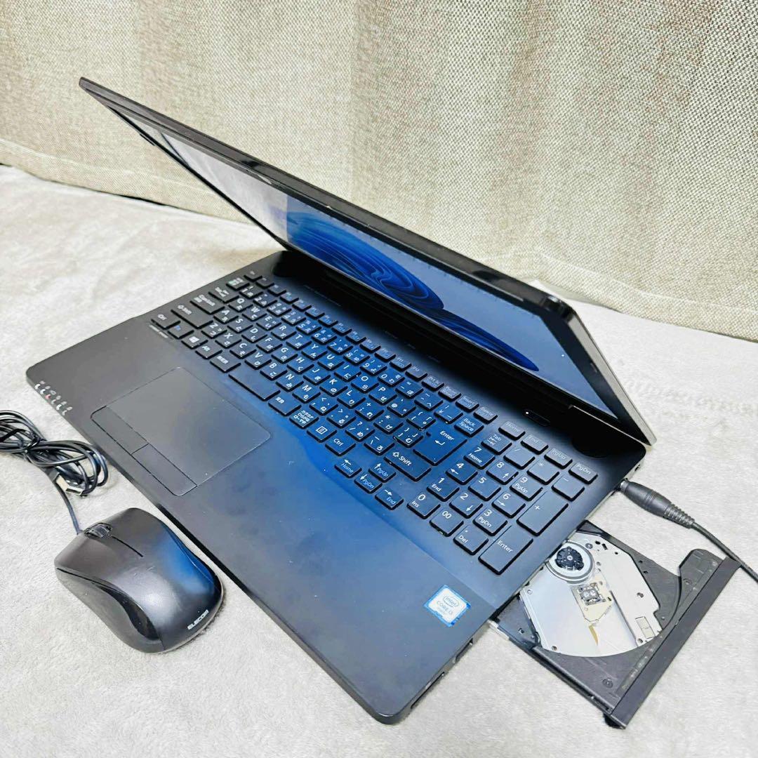 S226 富士通ノートパソコンSSD高速WEBカメラWindows11オフィス付