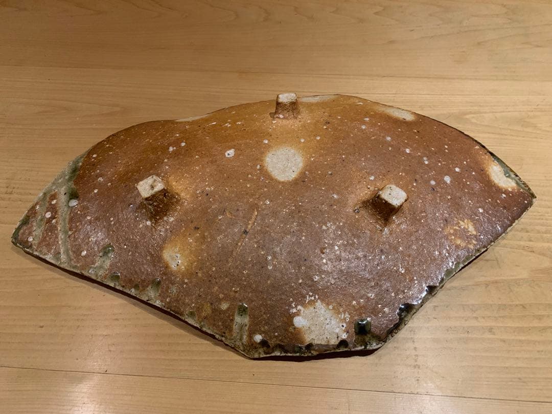 伊賀焼 福島一紘 変形大皿（飾り皿・盛皿）