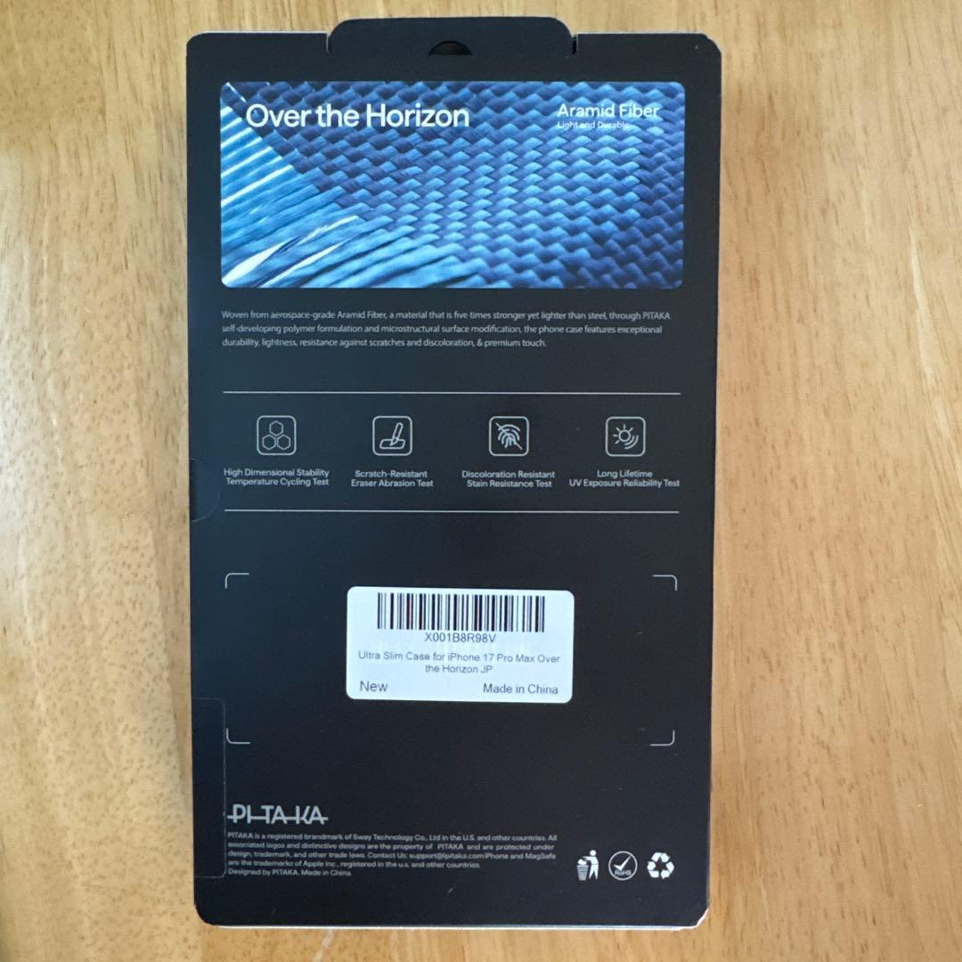 PITAKA iPhone 17 Pro Max用　StarPeak山