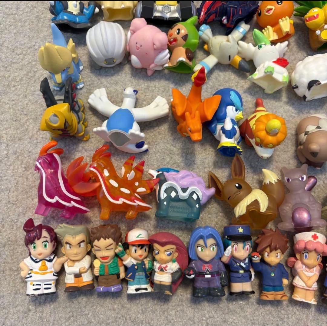 ポケモン　指人形　まとめ売り　94個　クリア　ロケット団
