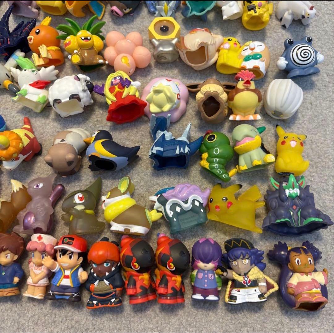 ポケモン　指人形　まとめ売り　94個　クリア　ロケット団