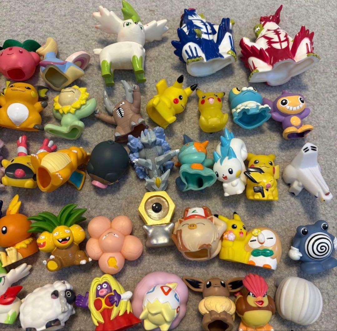 ポケモン　指人形　まとめ売り　94個　クリア　ロケット団