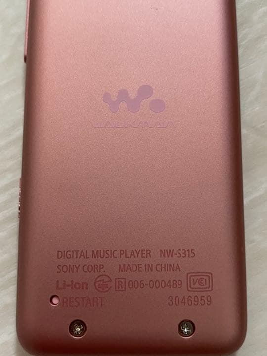 SONY WALKMAN  NW–S315