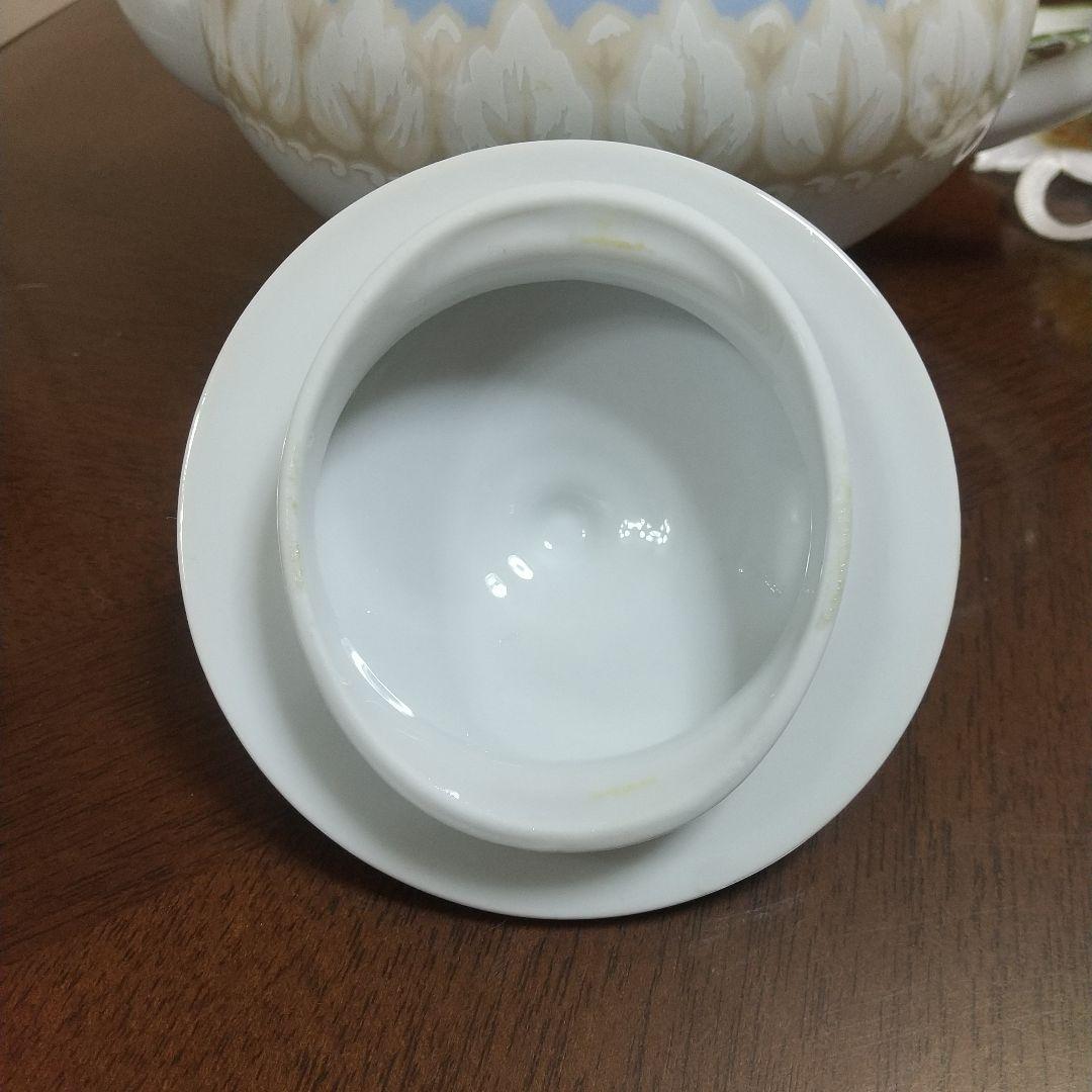 未使用 ジュヌビエーヴ・レチュ ティーポット（フランスリモージュ焼）