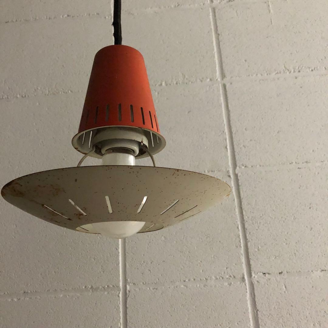 昭和レトロ　ペンダントライト　インダストリアル　レトロポップ
