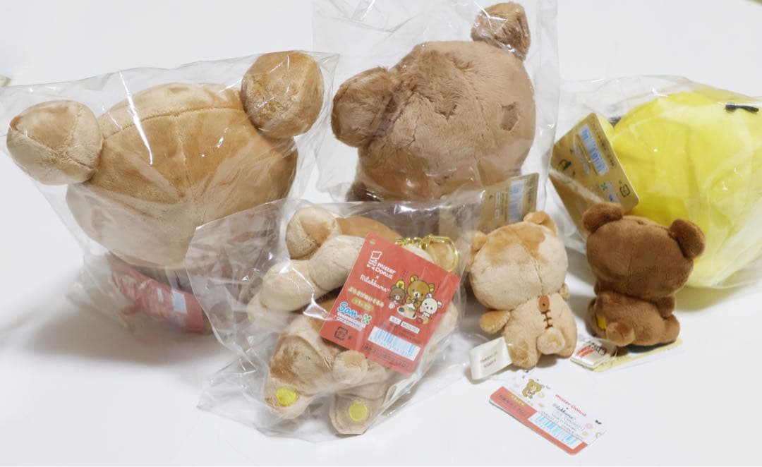 リラックマ　ミスタードーナツ　ぬいぐるみ6点セット