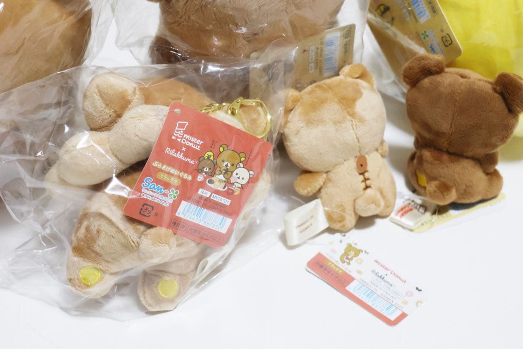 リラックマ　ミスタードーナツ　ぬいぐるみ6点セット