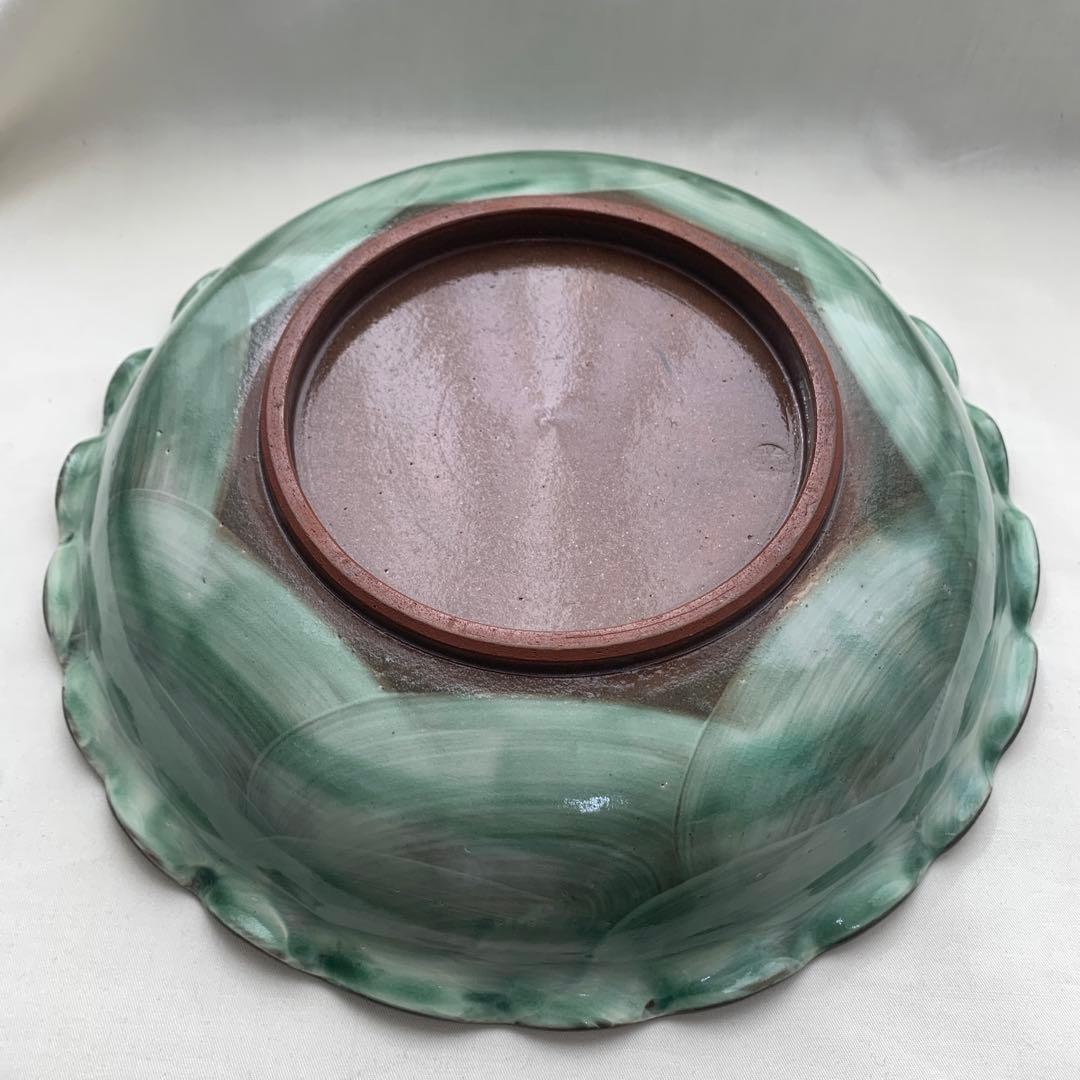 ◉本日限定◉京焼　清水焼　土渕陶あん　陶葊　ツバキ　椿皿　深皿　２つ