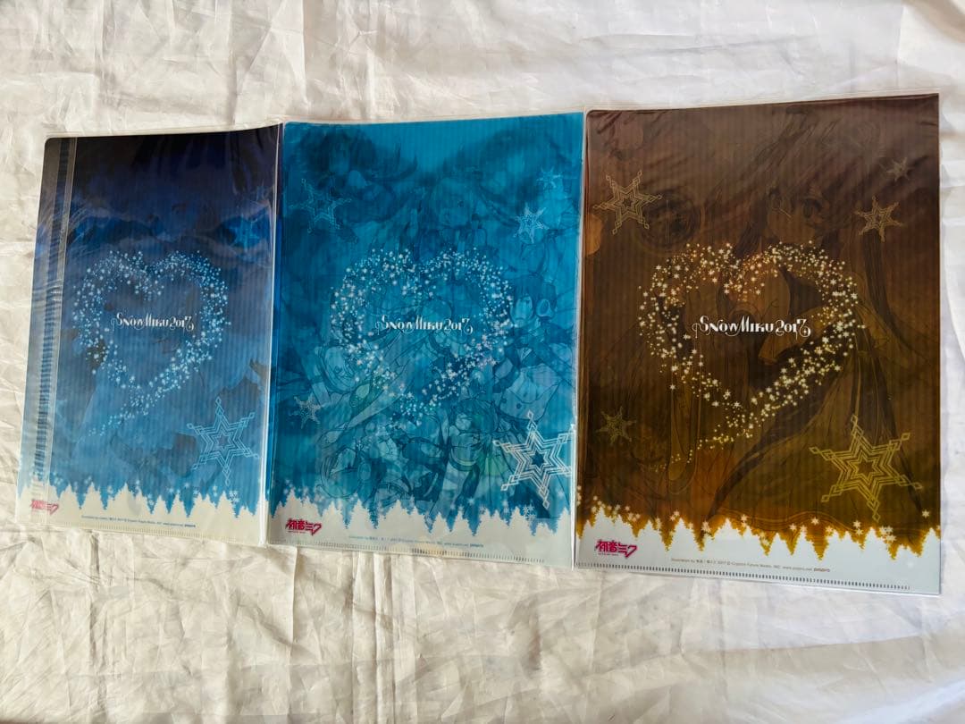  MIKU　2017 クリアファイルセットA 3枚セット　雪ミク
