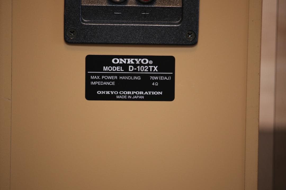 ONKYO D-102TX スピーカー　ペア―　オンキョー　日本製