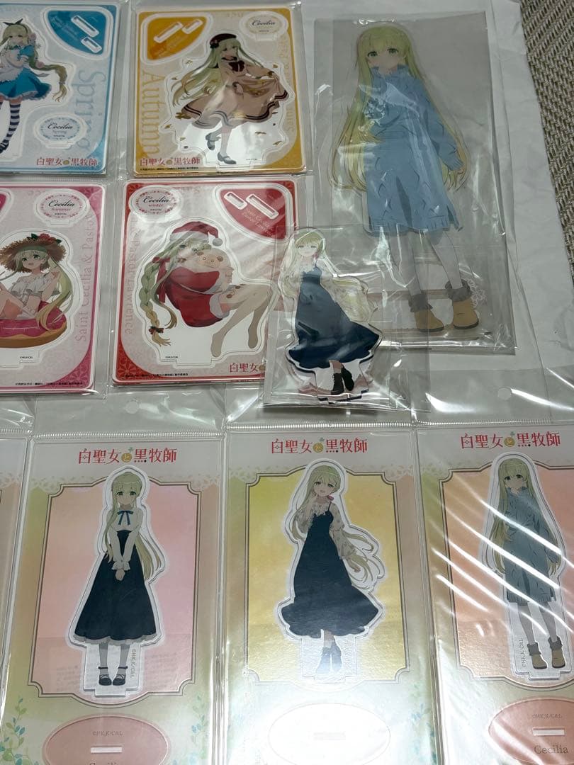 白聖女と黒牧師 セシリア アクリルスタンドまとめ売り