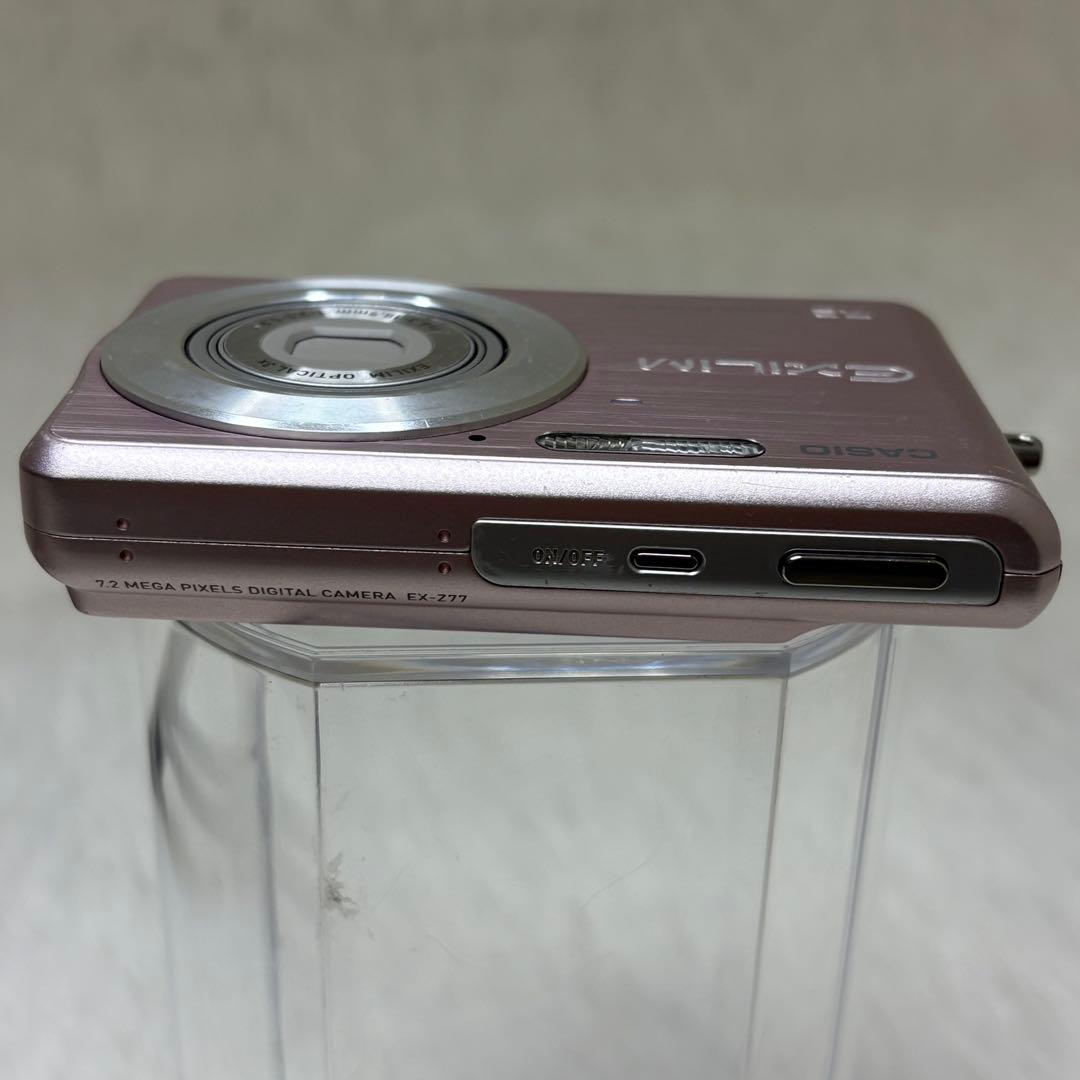 CASIO エクシリム　EX-Z77 バッテリー　ピンク　コンデジ　動作品