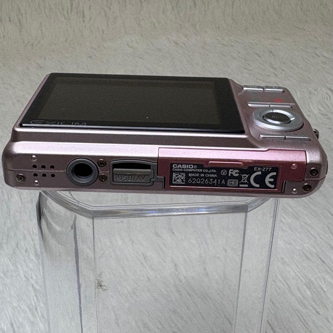 CASIO エクシリム　EX-Z77 バッテリー　ピンク　コンデジ　動作品