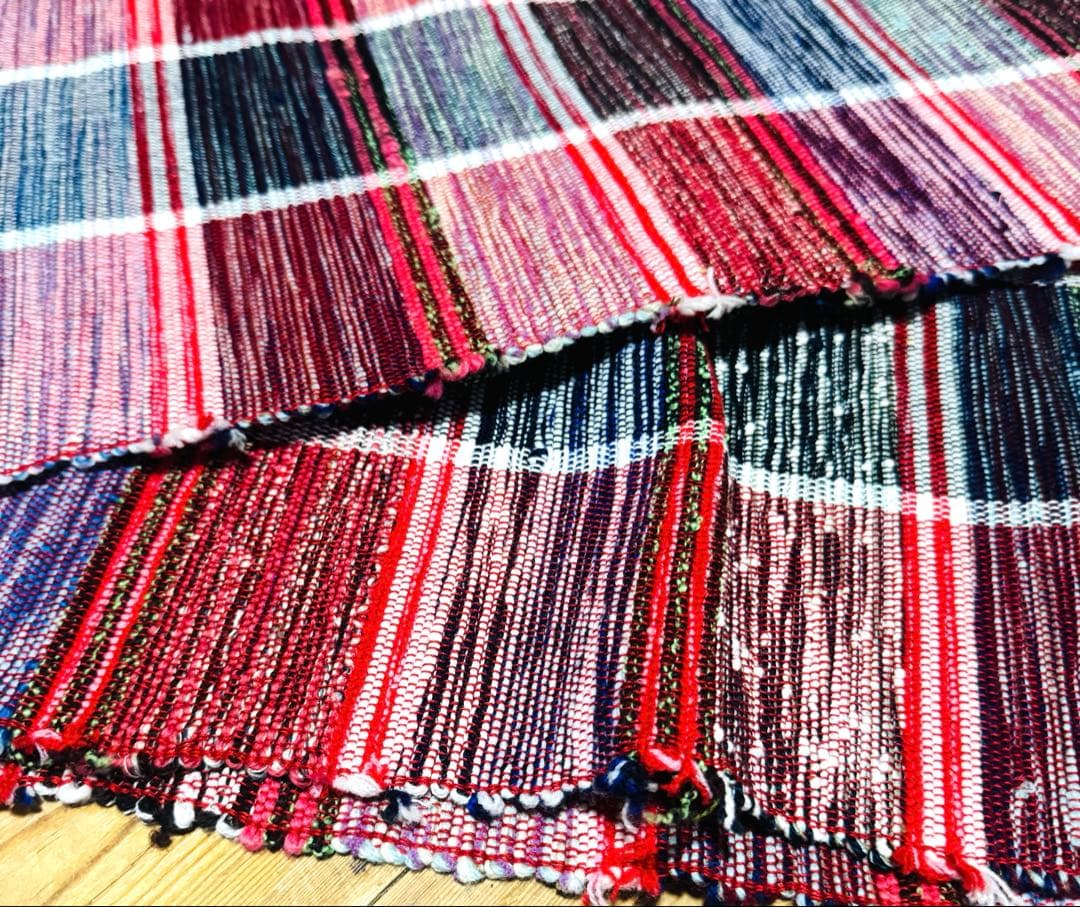 裂織（さきおり）　反物　民藝　布　生地　リメイク　ハンドメイドに　小物作りに