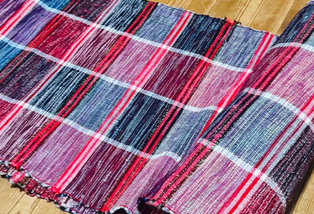 裂織（さきおり）　反物　民藝　布　生地　リメイク　ハンドメイドに　小物作りに