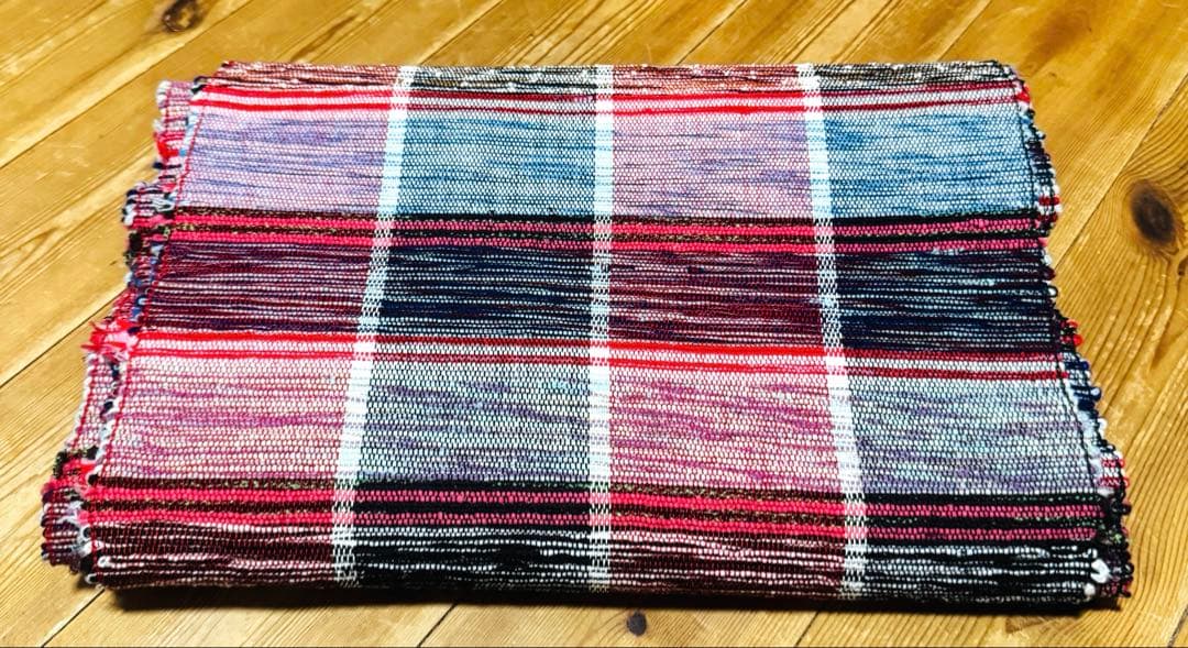 裂織（さきおり）　反物　民藝　布　生地　リメイク　ハンドメイドに　小物作りに