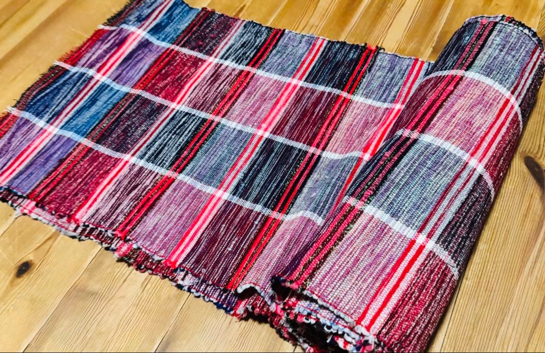 裂織（さきおり）　反物　民藝　布　生地　リメイク　ハンドメイドに　小物作りに
