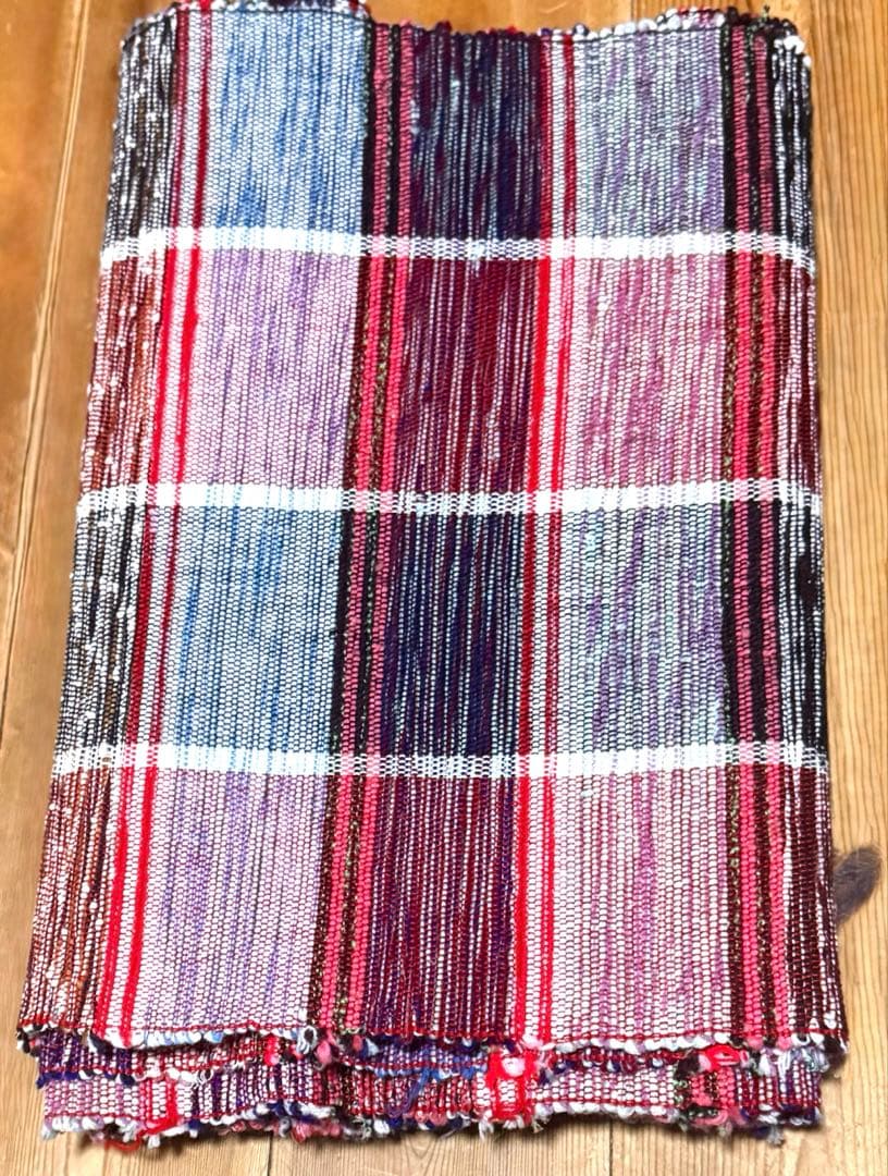 裂織（さきおり）　反物　民藝　布　生地　リメイク　ハンドメイドに　小物作りに