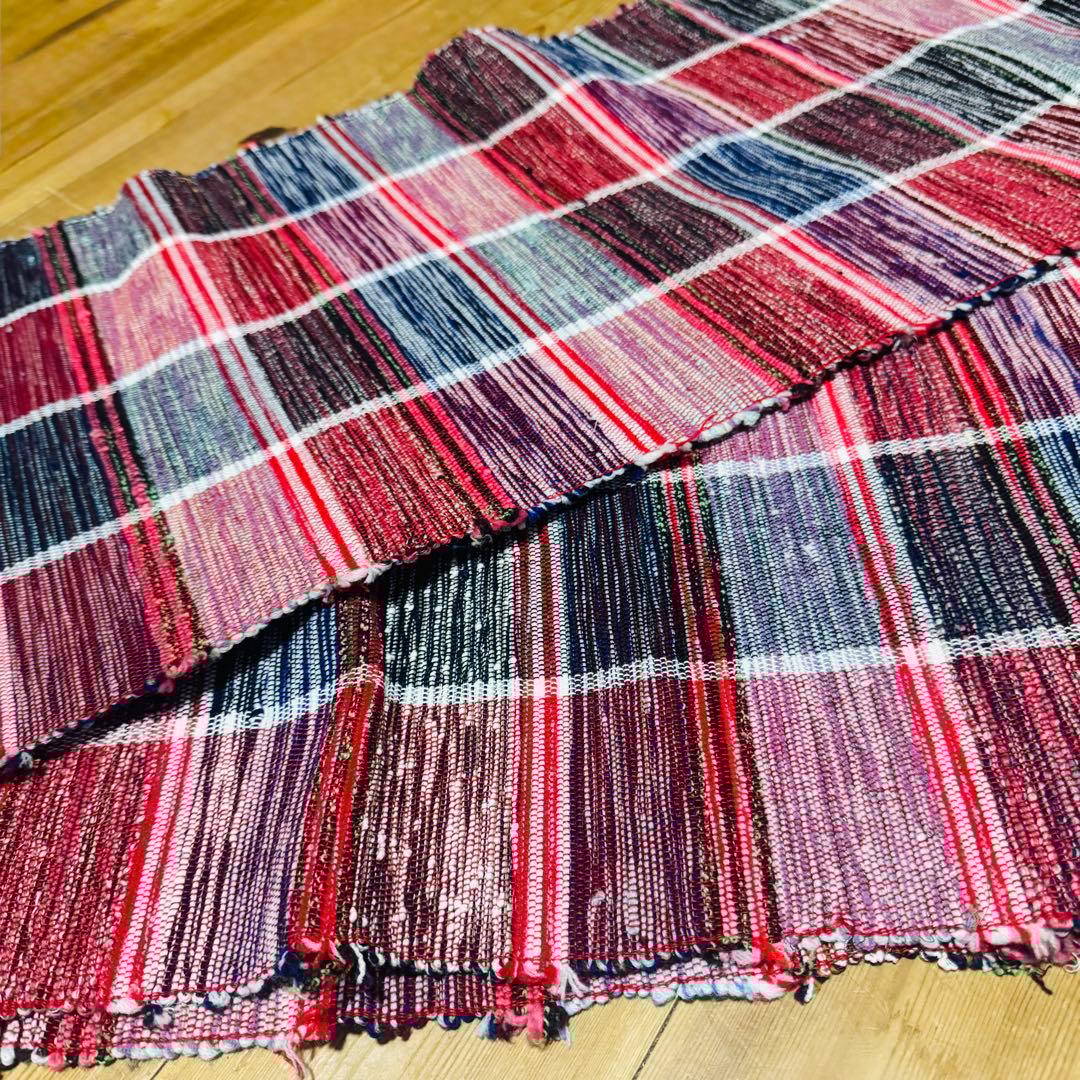 裂織（さきおり）　反物　民藝　布　生地　リメイク　ハンドメイドに　小物作りに