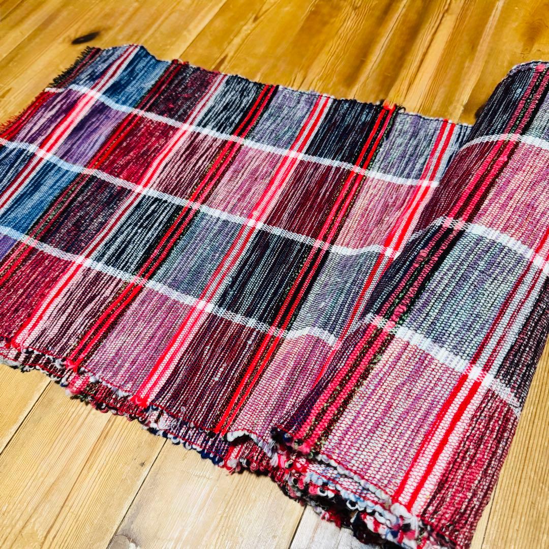 裂織（さきおり）　反物　民藝　布　生地　リメイク　ハンドメイドに　小物作りに